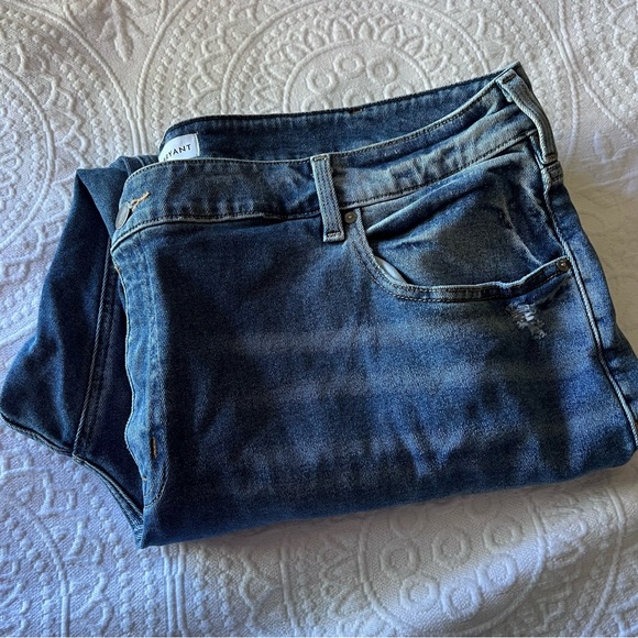 NWOT Lane Bryant Flex Magic Waistband High Rise Straight Leg Jean Size 24 - Picture 2 of 6